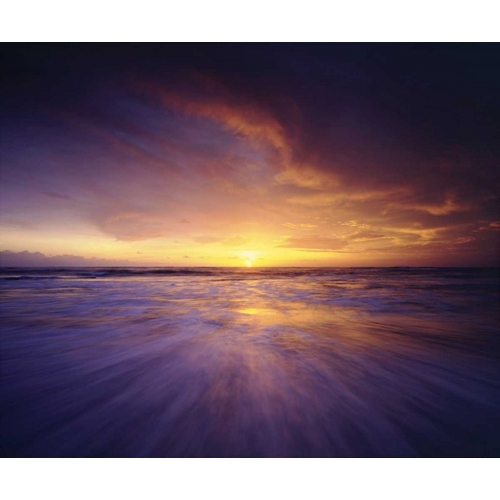 CA, San Diego Sunset Cliffs Beach at Sunset